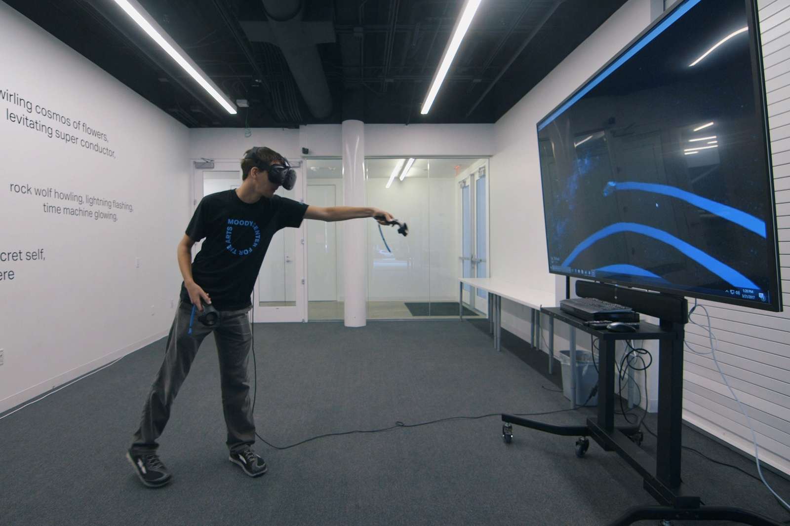 Paint in 3D with Virtual Reality Moody Center for The Arts